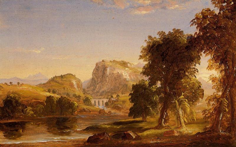 Thomas Cole Sketch for Dream of Arcadia